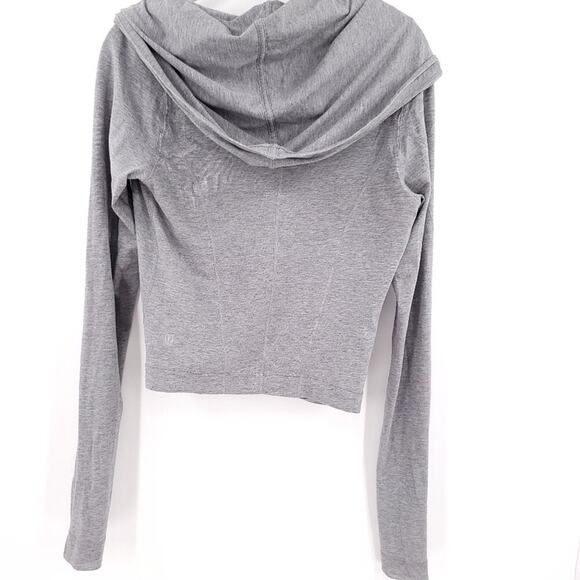 Lululemon Heather Gray Iconic Wrap Sweatshirt Medium EUC - Picture 3 of 11
